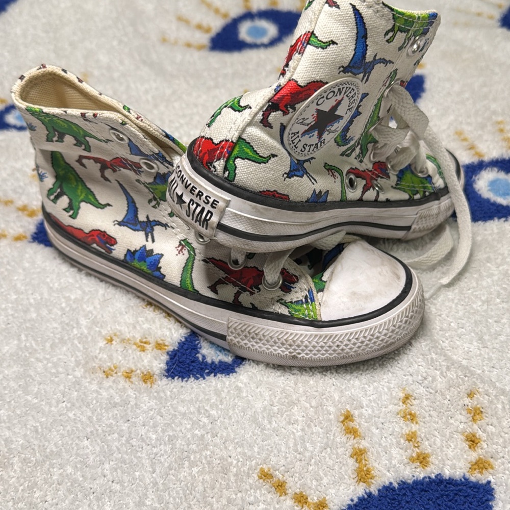 Converse Kids' Multicolor Dinosaur High-Tops